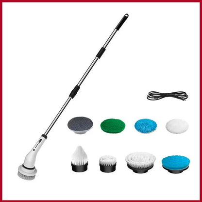 8-In-1 USB Charging Multifunctional Electric Cleaning Brush 